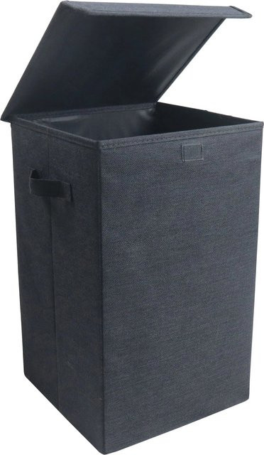 VCM Aufbewahrungsbox Dreso Stoffbox Anthrazit B/H/T: 30 x 50 x 30 cm - Bild 1