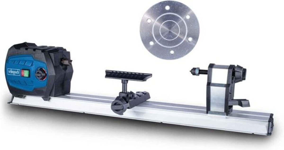 Scheppach DM600Vario Drechselbank in Schwarz - Bild 2
