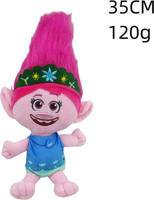 XQ Toy tycoon Trolls Band Together Poppy Branch, Plüschtier, rosa - Bild 1