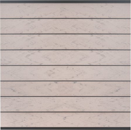 Mr. GARDENER Steckzaunsystem Donatus aus WPC und Aluminium in Weiss, H x B: 180 x 180 cm - Bild 1