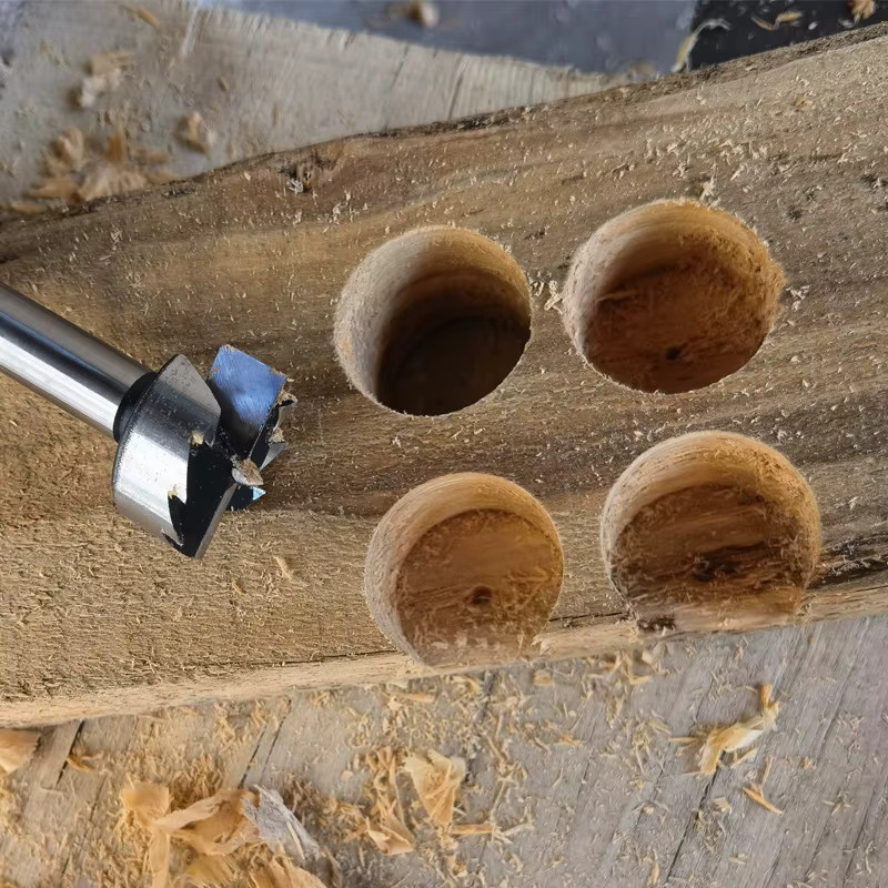 CHINNCC Forstnerbohrer für Holz und Kunststoff, Durchmesser: 6 mm, Länge: 100 mm, selbstzentrierendes Bohrwerkzeug - Bild 5