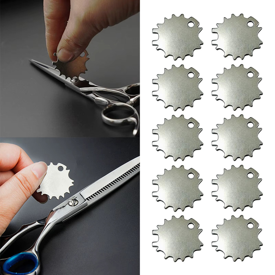 FnLune 10-teiliges Profi-Einstellwerkzeug für Haarscheren in Silber aus Metall - Bild 3