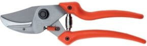 LÖWE Amboss-Gartenschere 8.107 mit Ku-Griffen in Orange, Gesamtlänge: 21 cm, Schneidleistung: 24 mm - Bild 1