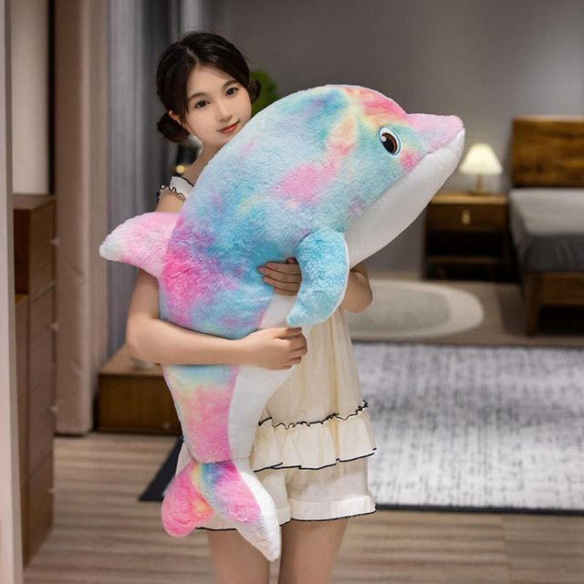Kidsly Delphin Plüsch Puppe Kissen, Bunt / Mehrfarbig, ab 14 Jahre - Bild 1