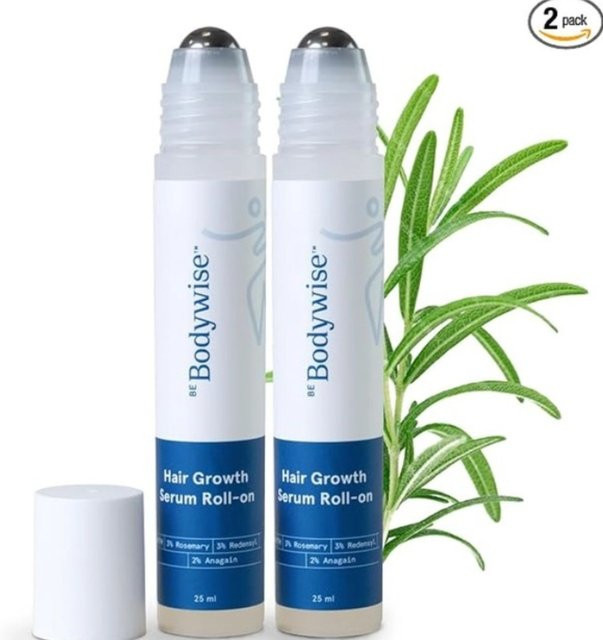 Be Bodywise Rosemary Haarwuchsserum Roll-On, 2er-Pack, 25 ml, Unisex - Bild 1