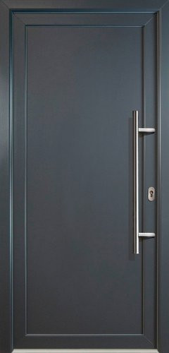 Meeth Kunststoff-Haustür Signum Exklusiv in Titan Grau, nach innen öffnend, ohne Türgriff, B/H: 88,0 x 208,0 cm - Bild 1