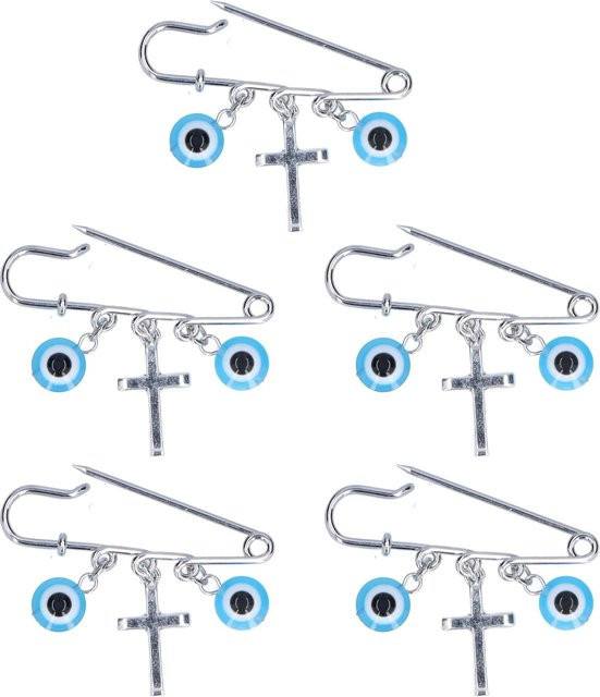Igeteck Brosche Pins, Strass, Blau, Unisex - Bild 1