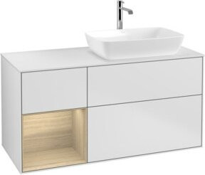 V&B Waschtischunterschrank Finion in Weiß lackiert, Breite: 120 cm, Tiefe: 50,1 cm, Höhe: 50,1 cm - Bild 1