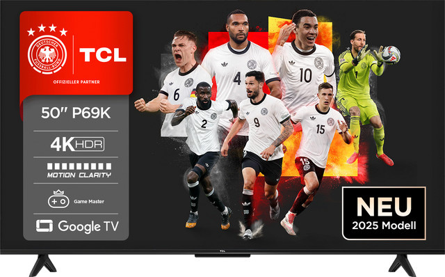 TCL 50P69K LED TV in Schwarz - Bild 1