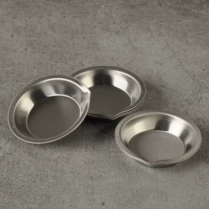 6-teiliges Edelstahl-Farbpaletten-Set aus Metall in Silber für Künstler und Schule - Bild 5