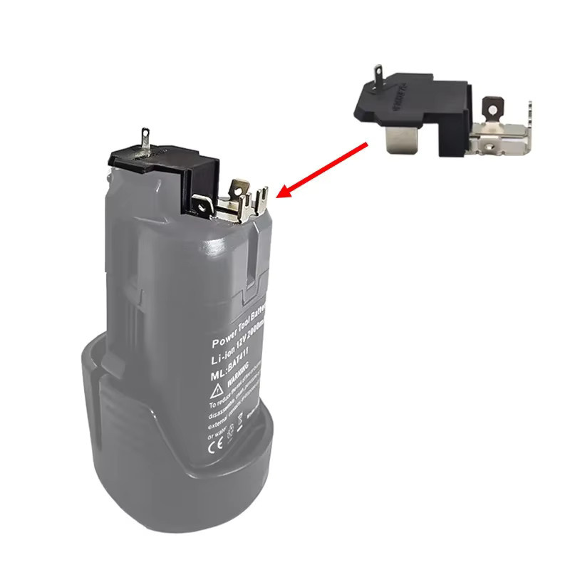 Bosch BAT411 Batterie Ladegerät Anschluss Buchse und Klemme als Adapter Konverter für 10,8 V und 12 V Li-Ionen-Batterien - Bild 2