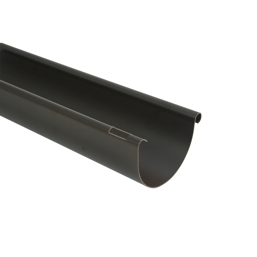 Marley Dachrinne RG 100 Halbrunde Form Braun 2 m - Bild 2