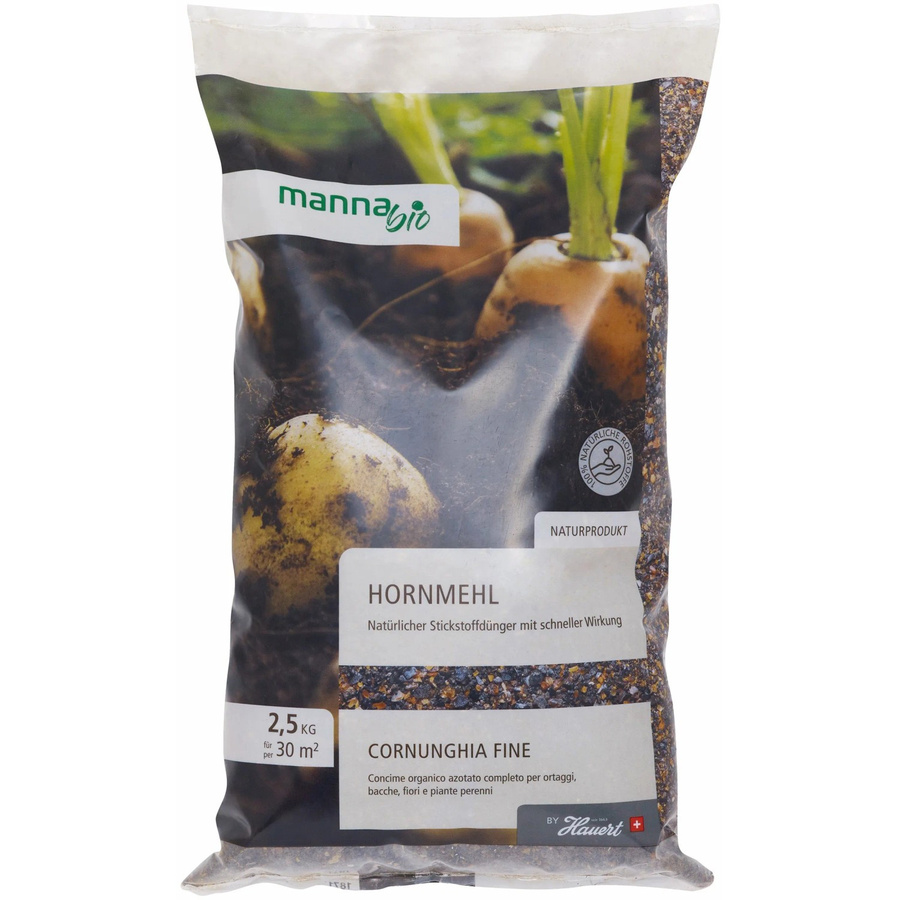 Manna Bio Hornmehl mit Slow-Release-Effekt, 2,5 kg - Bild 2