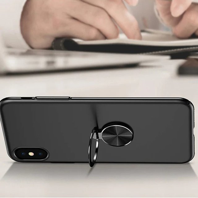 WSSHE Magnetischer Handyring in Gold mit 360 Grad Rotation als Halter und Ständer für dein Smartphone - Bild 1