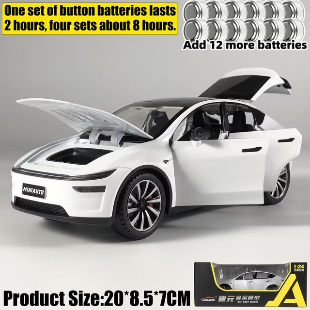 Linyi toy car Modell Y Facelift Off Road SUV, Modellauto, Metall, 1:24, ab 14 Jahren - Bild 1