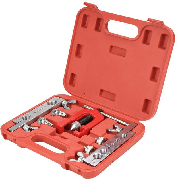 Fishine Manuelles Rohrbördelwerkzeug mit Kupferköpfen und Rohraufweit-Satz in Rot, 316 mm - Bild 1