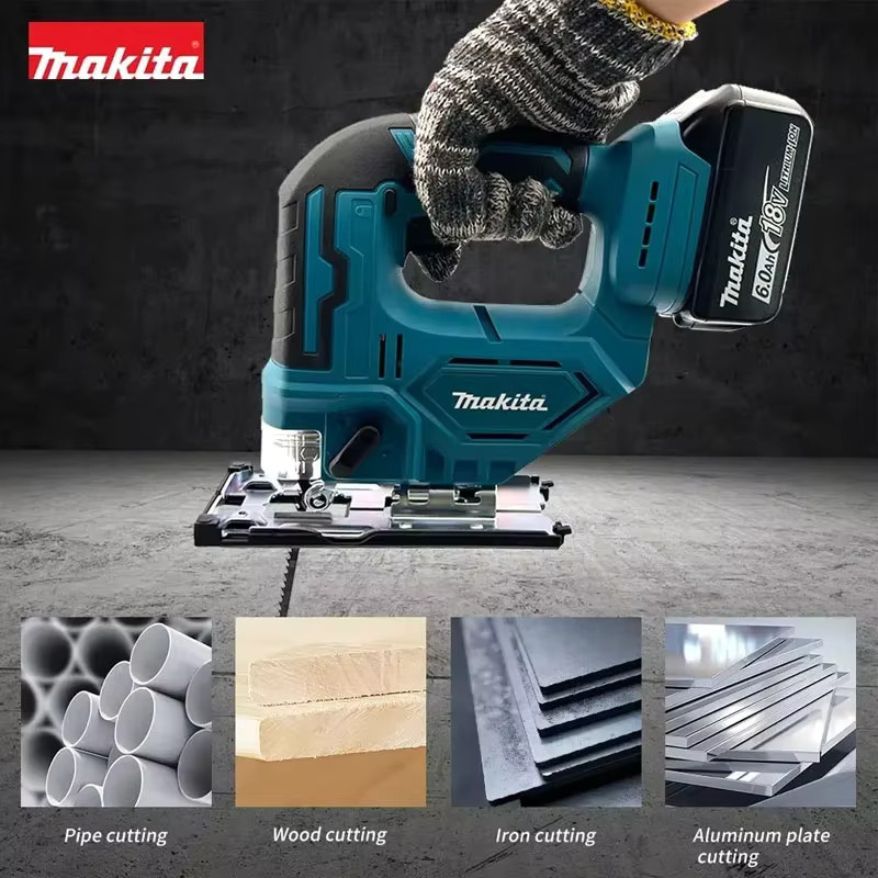 Makita DJV182Z Akku 18 V Lithium-Ionen-Batterie in Petrol für elektrische Stichsägen und Kurvensägen - Bild 1