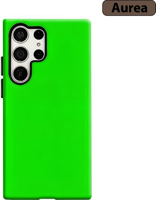 Stoßfeste Doppelschicht Handyhülle für Samsung Galaxy S25 Ultra, S24 und S23 Ultra Plus in Grün - Bild 1