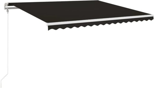 vidaXL Automatische Markise mit Fernbedienung in Anthrazit, B: 450 cm, T: 350 cm - Bild 1