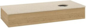 V&B Waschtischunterschrank Antao mit Beleuchtung, Farbe Honey Oak, B/T/H: 120 x 50 x 19 cm - Bild 1