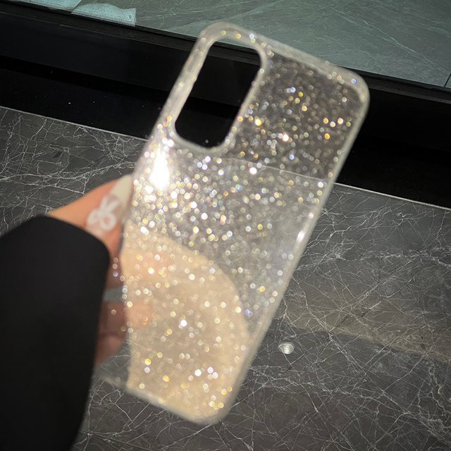 Transparente TPU-Schutzhülle mit Bling Glitter Effekt für Samsung Galaxy A56 5G A55 A54 A36 A35 A26 A25 A24 A16 A15 A06 A05 A05S - Bild 1
