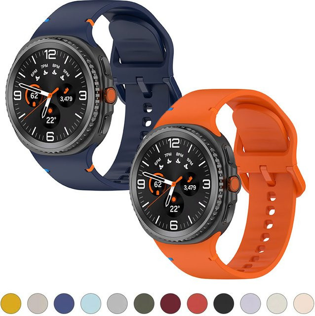 OAKCHARM Uhrenarmband Silikon, Samsung Galaxy Watch 8, 8 Classic, Ultra 2 - Bild 1