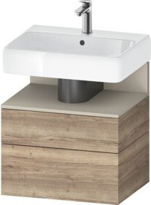Duravit Waschtischunterschrank Qatego mit 1 Kasten und 1 Auszug, B/T/H: 59 x 47 x 59 cm - Bild 1