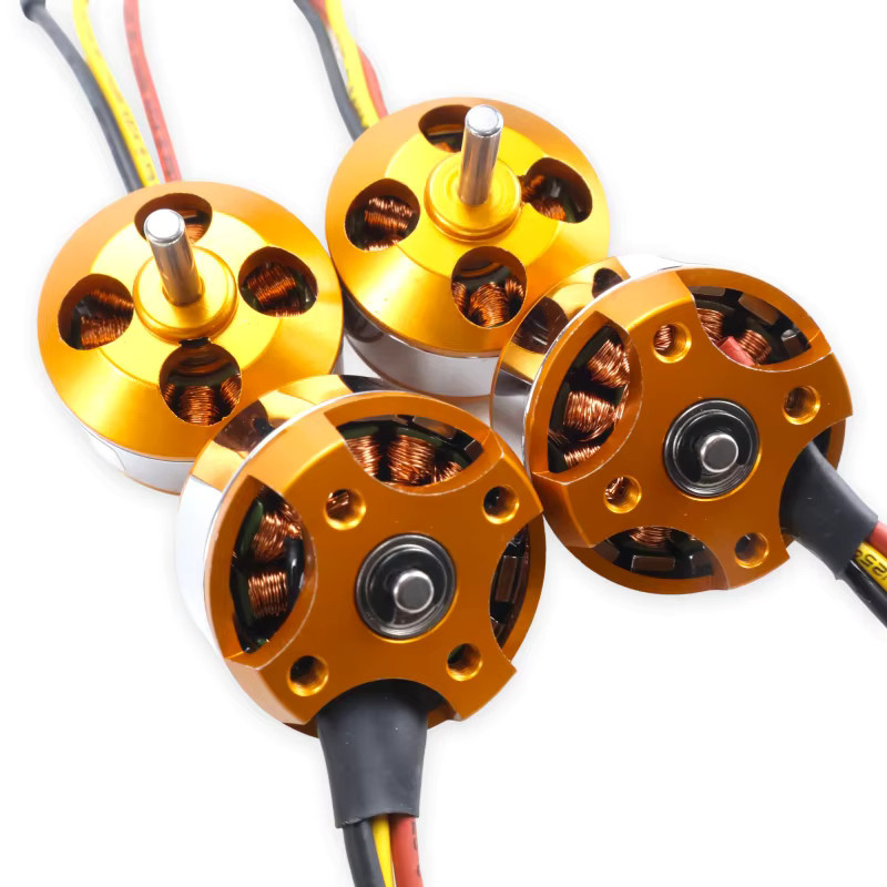 XXD A2208 Bürstenloser Motor Leistungsversion Gold 1000–2600 kV mit 3,17 mm Welle für FPV Racing Light Airframe Upgrade - Bild 3
