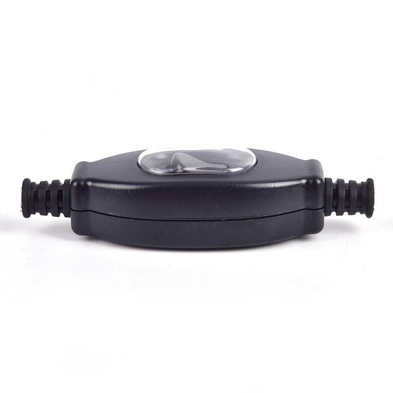 Wasserdichter Inline-Schnurschalter von xianyi01 in Schwarz mit IP65 Schutzklasse und rundem Drahtkontakt - Bild 2