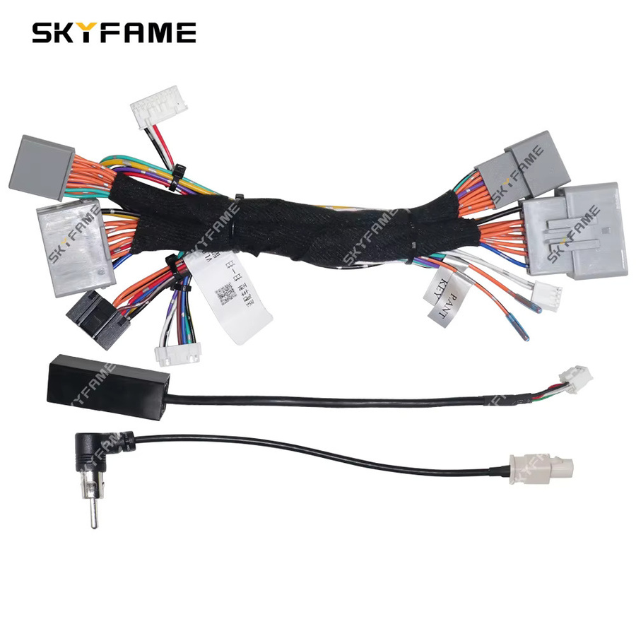 SKYFAME Auto 16pin Kabelbaum Adapter mit Canbus Box Decoder für Android Radio, Schwarz, passend für Volvo S60 XC60 V60 - Bild 5