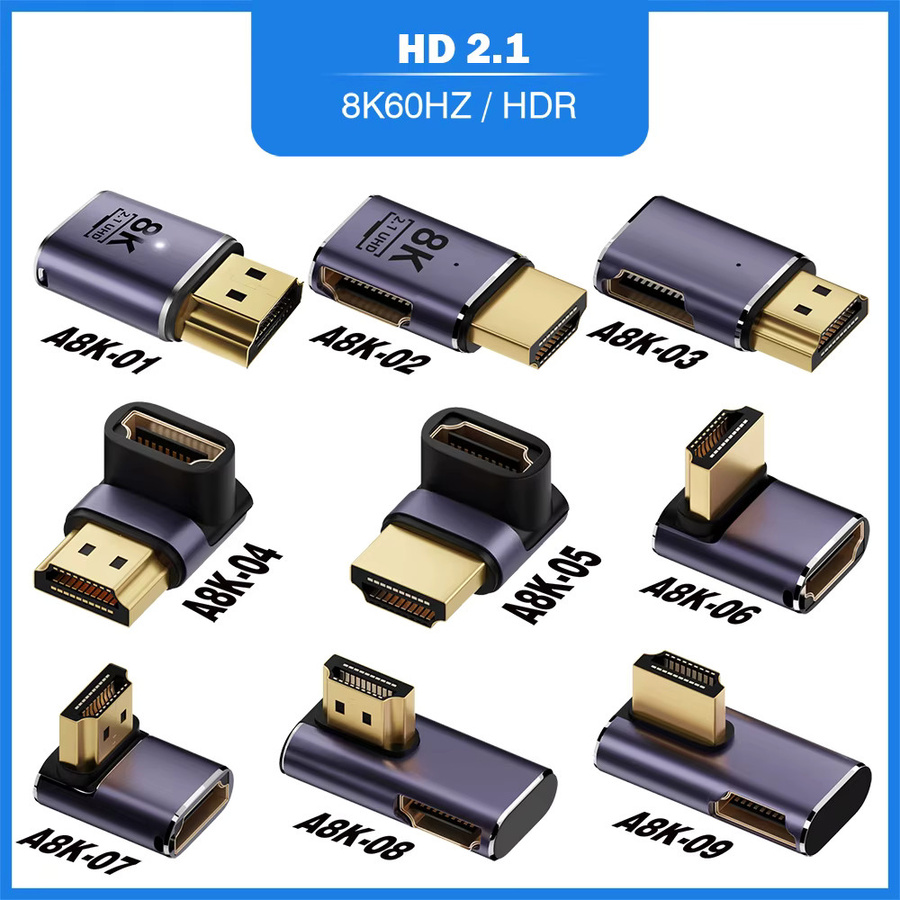 UGOURD Mini Micro HDMI zu HDMI 2.1 Konverter Adapter für 8K60Hz und 4K120Hz mit 48 Gbit/s für HDTV, Projektor, PS5 und Laptop - Bild 2
