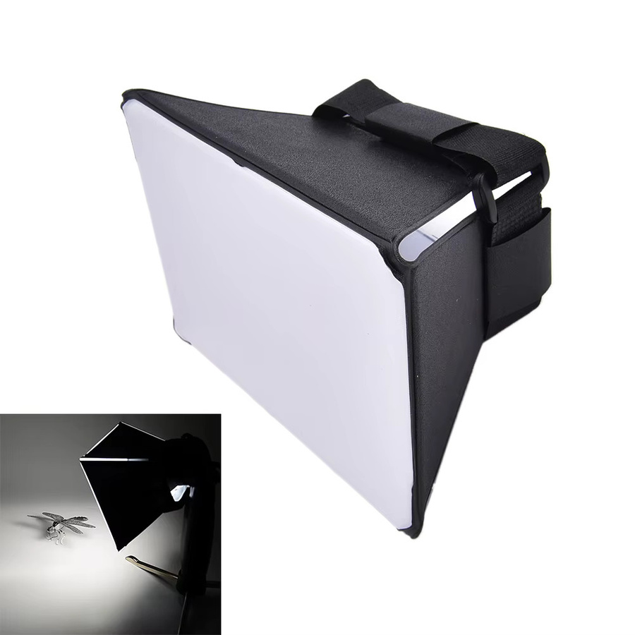 Tragbare Softbox Nikon SLR Blitz-Diffusor und Reflektor in Schwarz, B: 30 cm, H: 27 cm - Bild 2