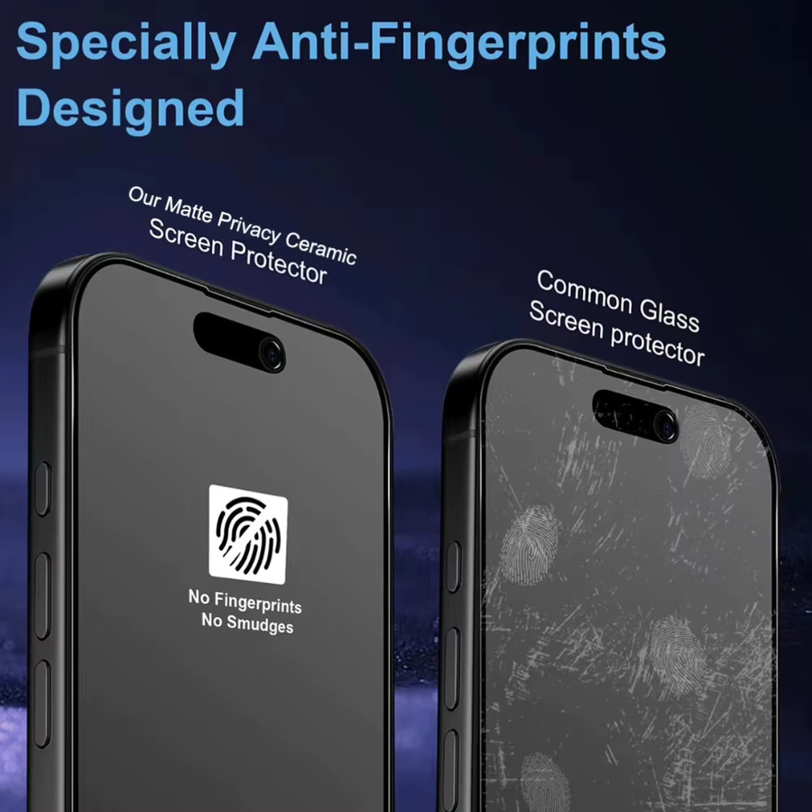 NNBILI 3-teiliges Sichtschutz-Displayschutzfolien-Set für Samsung Galaxy S26 Ultra S26 S25 S24 S23 S22 S20 Plus, selbstreparierend, Schwarz - Bild 2