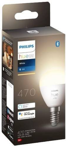 Philips Hue LED-Leuchtmittel White E14 Tropfenform, Warmweiß, 470 lm, 5,7 W - Bild 2