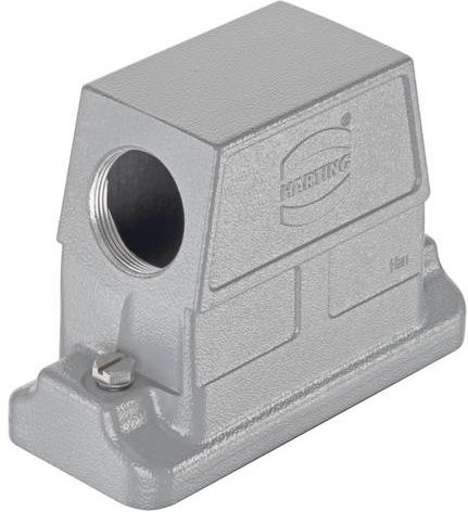 HARTING Tüllengehäuse aus Aluminium in Grau, Artikelnummer 19 39 616 0545 - Bild 1