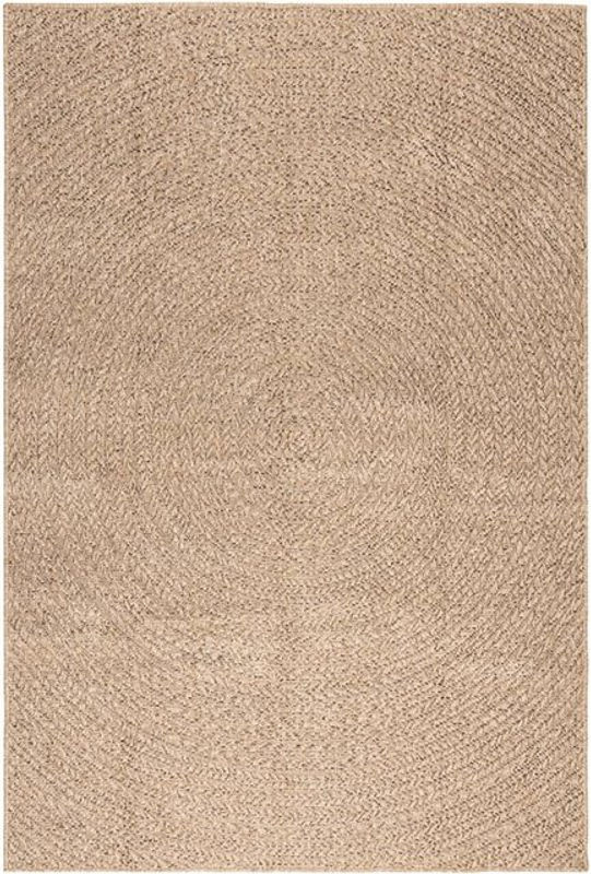vidaxl Teppich in Jute-Optik aus Polypropylen für Innen und Außen, Beige/Bunt, B: 140 cm, L: 200 cm - Bild 1