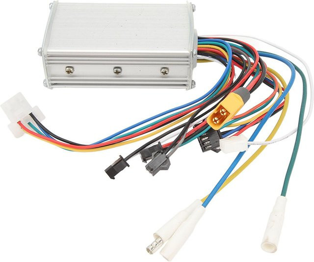 Igeteck Elektrofahrrad Controller für bürstenlose Motoren, 800W 48V, Aluminiumlegierung Gehäuse, Farbe: Weiß/Silber - Bild 1