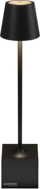 Sompex DAVE Akku-Tischleuchte LED dimmbar schwarz Durchmesser: 5,5 cm, Höhe: 35 cm - Bild 1
