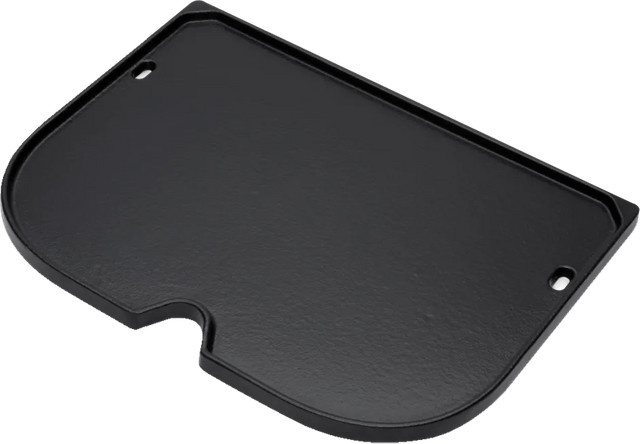 Weber Lumin Grillplatte aus emailliertem Stahl in Schwarz für Elektrogrills B/T/H: 33,0 x 24,5 x 1,3 cm - Bild 2