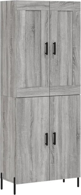 vidaXL Highboard Grau Sonoma B/T/H: 69,5 x 34 x 180 cm - Bild 1