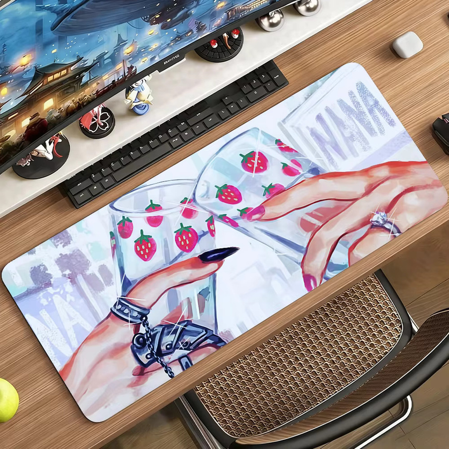Anime N-NANA Mauspad in Multicolour, rutschfeste Tischunterlage aus Gummi für PC und Laptop - Bild 3