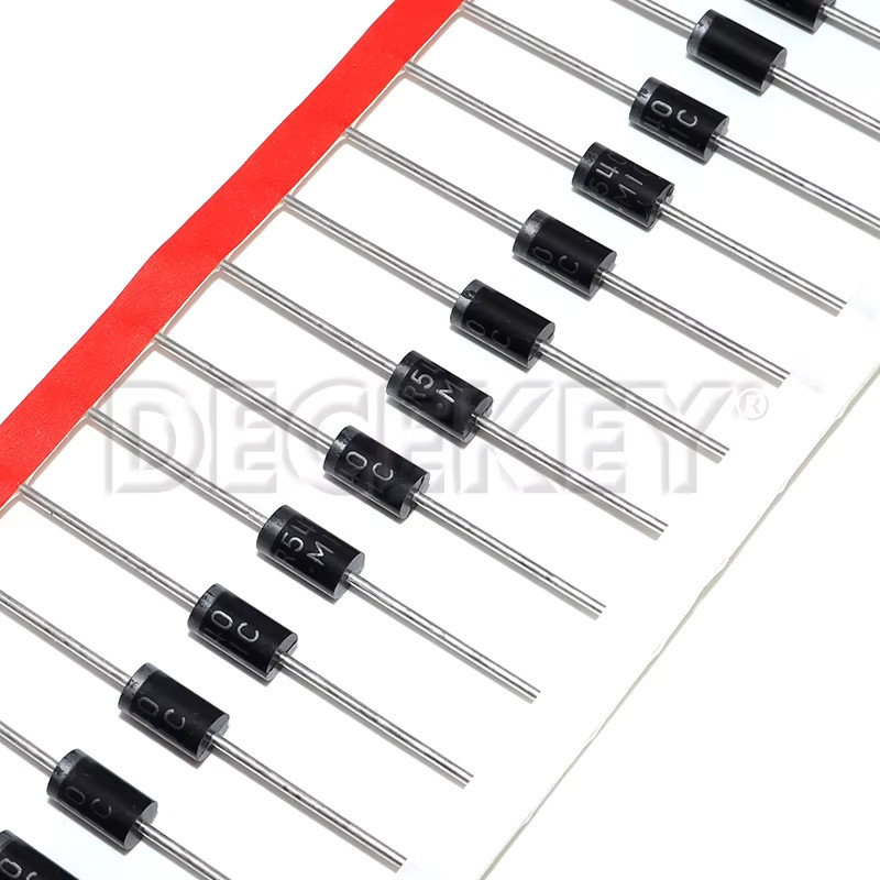 20 Stück DECEKEY Schottky-Dioden SR3100 SB3100 MBR3100 SR5100 SR5200 SR2100 SR2200 SR3200 SR560 SB560 SR240 SR260 SR540 DO-15 27 Schwarz - Bild 2