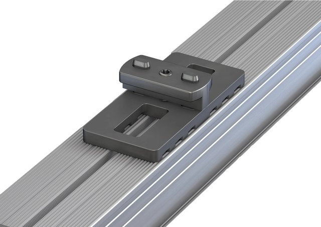 GS Terrassen Universalclip Base mit Alubohrschrauben in Schwarz, 100 Stück - Bild 1