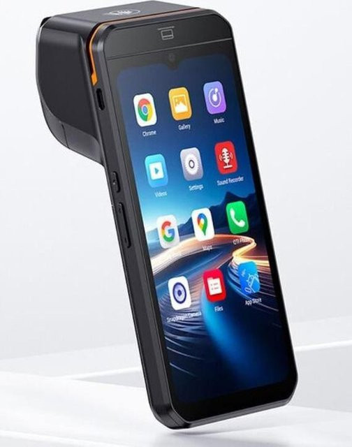 Capture Mako 6.5 Mobile POS Terminal mit Android 14, 4GB RAM, 64GB ROM, Schwarz (CA-MPOS-1233) - Bild 1
