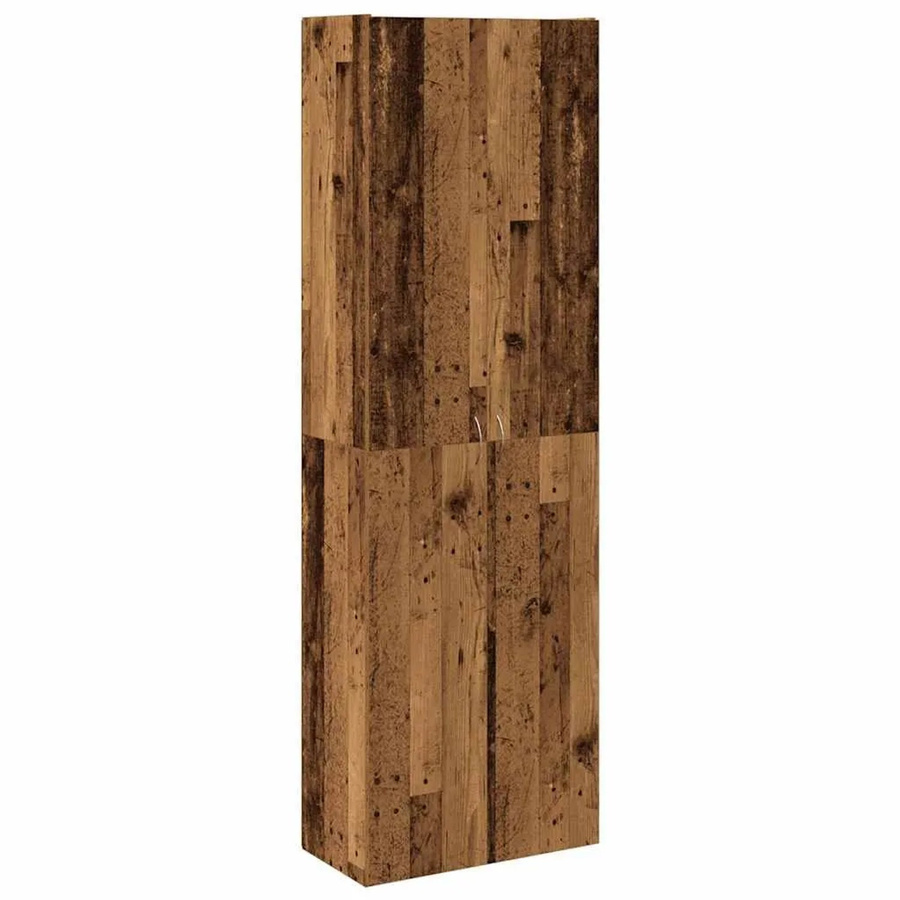 vidaXL Highboard in Altholz-Optik braun aus Holzwerkstoff B/T/H: 60 x 32 x 190 cm - Bild 2