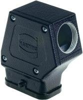 Harting Han Compact-gs-M25 Tüllengehäuse in Schwarz (19 12 008 0526) - Bild 1