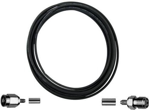 Wittenberg Antennen SMA-Antennenkabel schwarz, Länge: 3 m, SMA-Stecker auf SMA-Buchse, halogenfrei - Bild 1