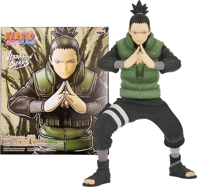 Bandai Naruto Shippuden Uzumaki Naruto und Nara Shikamaru, Action Figur, 19cm - Bild 1