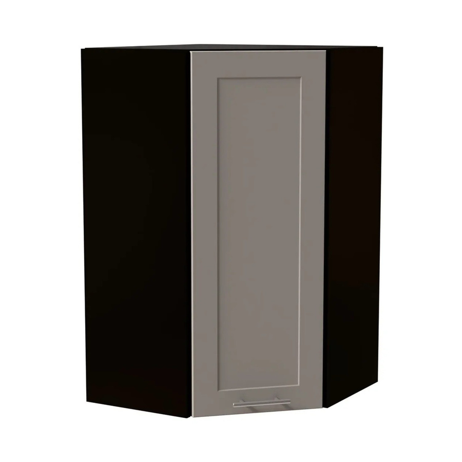 Feldmann-Wohnen Hängeschrank Oslo W4/10/60 in Schwarz und Kaschmir Matt mit Soft-Close-Türen, B/T/H: 60 x 60 x 96 cm - Bild 2