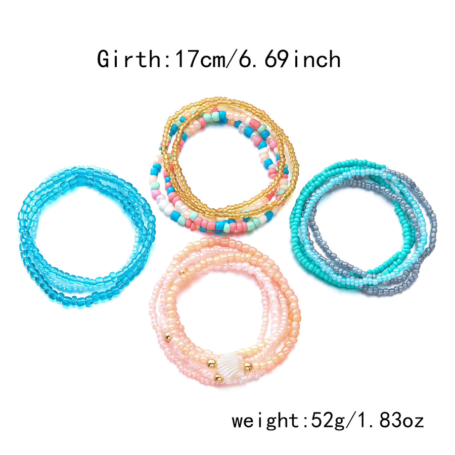 Harlermoon Schmuck-Set, Perlenarmband, Bunt, Damen - Bild 3